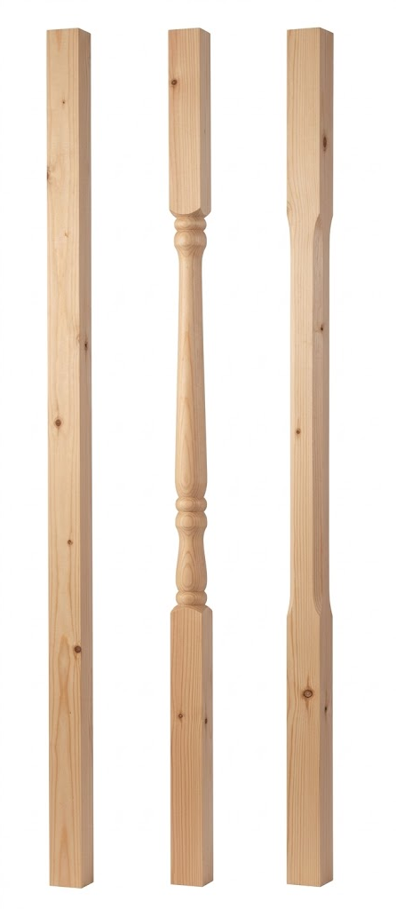 Pine 35mm Spindles